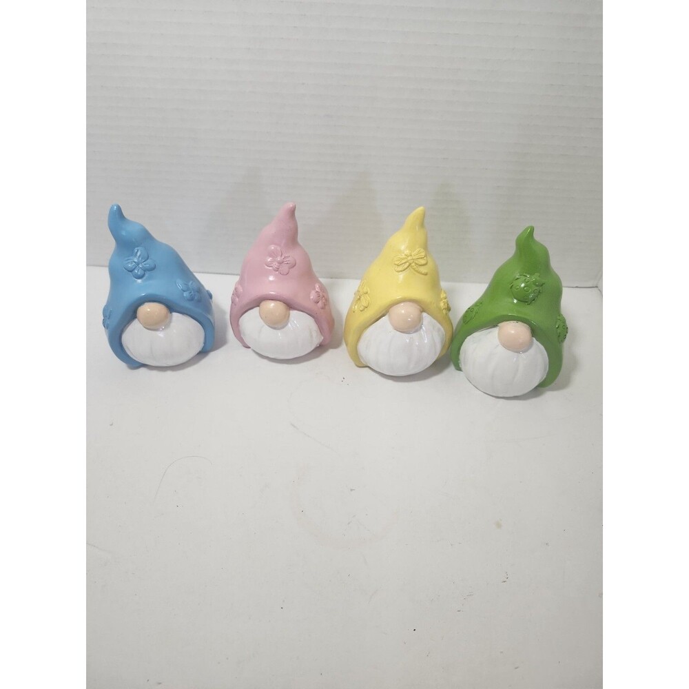 Lot Of 4 Fairy Garden Gnomes